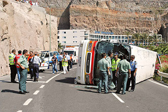 COACH CRASH - GRAN CANARIA