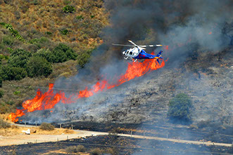 Bush fires on Costa del Sol