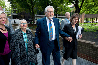 Rolf Harris & wife Alwen Hughes