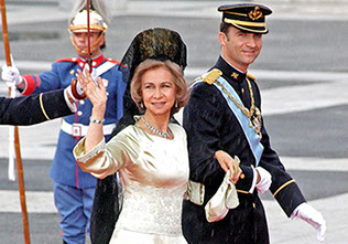 PRINCE FELIPE & QUEEN SOFIA.