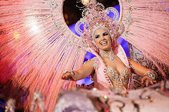 Carnival Queen contest in Tenerife Spain